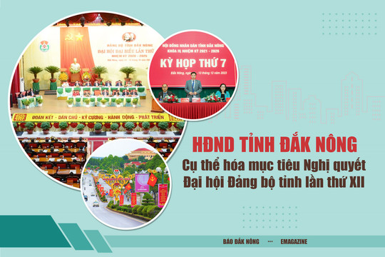 HĐND tỉnh Đắk Nông cụ thể hóa mục tiêu Nghị quyết Đại hội Đảng bộ tỉnh lần thứ XII
