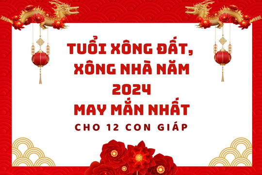 Tuổi xông nhà xông đất năm 2024 theo 12 con Giáp may mắn nhất