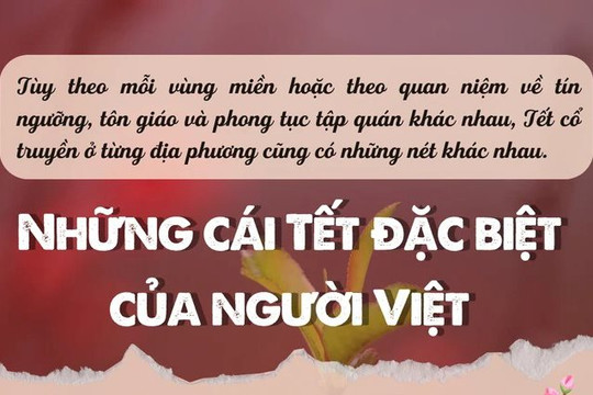 Khám phá những cách kỷ niệm Tết cổ truyền đặc biệt của người Việt Nam