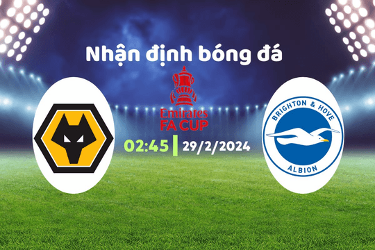 Nhận định bóng đá Wolves vs Brighton, 02h45 ngày 29/2: Kẻ 8 lạng, người nửa cân