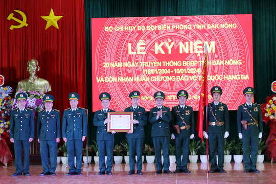 Tự hào truyền thống Bộ đội Biên phòng Đắk Nông