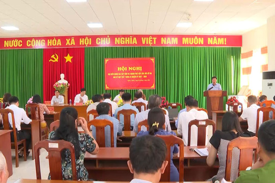 Đồng chí Lưu Văn Trung tiếp xúc cử tri phường Nghĩa Thành