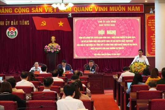 Dấu ấn ngành Tuyên giáo trong chặng đường 20 năm xây dựng và phát triển tỉnh Đắk Nông