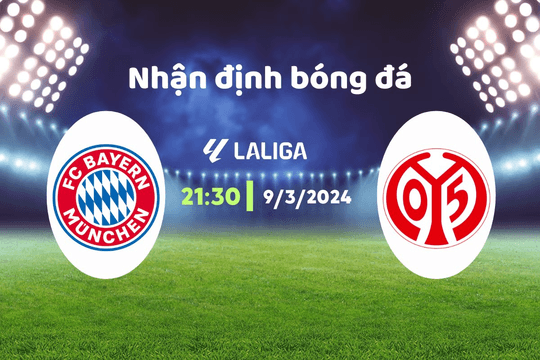 Nhận định bóng đá Bayern vs Mainz, 21h30 ngày 9/3: Tiếp đà hưng phấn