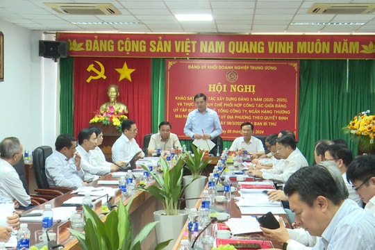 Đảng ủy Khối Doanh nghiệp Trung ương khảo sát công tác xây dựng Đảng tại Đắk Nông