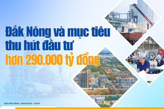 Đắk Nông và mục tiêu thu hút đầu tư hơn 290.000 tỷ đồng
