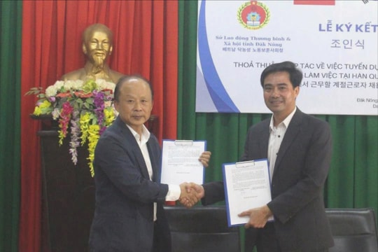 Đắk Nông sẽ đưa từ 500 -1.000 lao động/năm sang làm việc tại Hàn Quốc