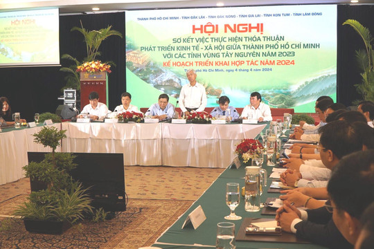 Sơ kết thực hiện thỏa thuận hợp tác Tây Nguyên với TP. Hồ Chí Minh
