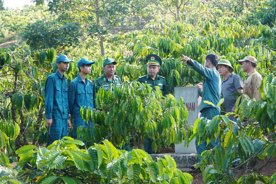 Quân dân Đắk Nông đồng lòng giữ vững đường biên, cột mốc