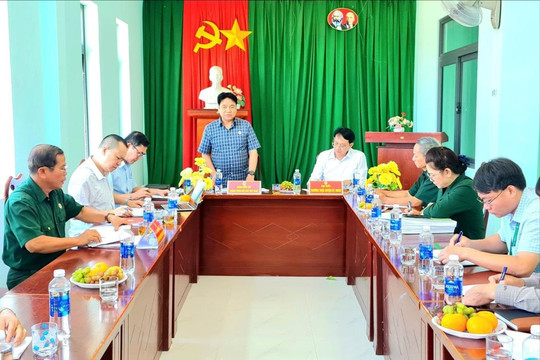 Trung ương Hội Cựu chiến binh Việt Nam làm việc tại huyện Đắk Glong