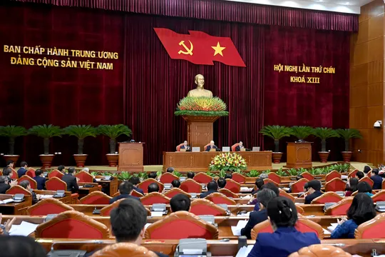[Ảnh] Khai mạc trọng thể Hội nghị Trung ương lần thứ 9, khóa XIII