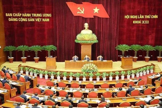 Ngày làm việc thứ nhất Hội nghị Trung ương 9 khóa XIII