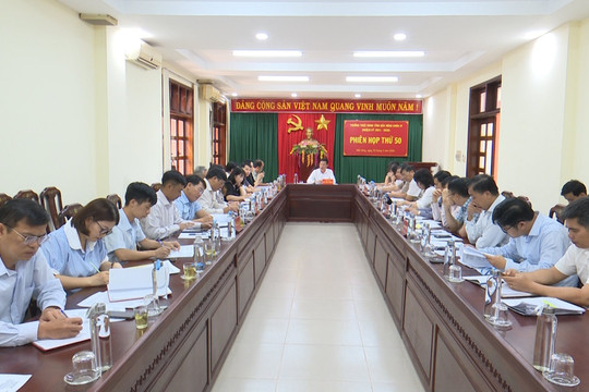 Thường trực HĐND tỉnh Đắk Nông họp phiên thứ 50