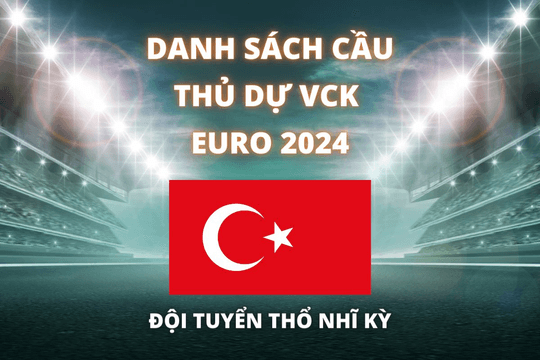 Đội hình dự Euro 2024 của đội tuyển Thổ Nhĩ Kỳ được cập nhật mới nhất