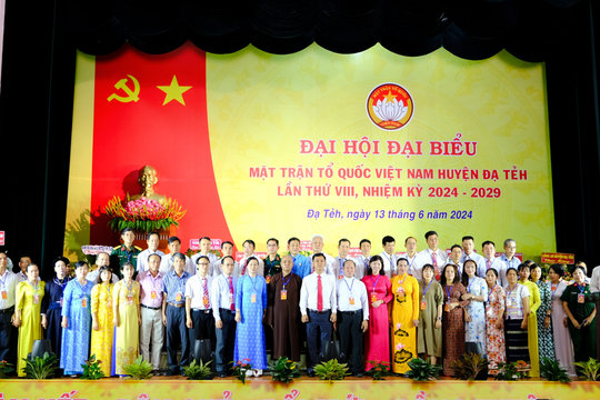 Đại hội đại biểu MTTQ Việt Nam huyện Đạ Tẻh lần thứ VIII thành công tốt đẹp