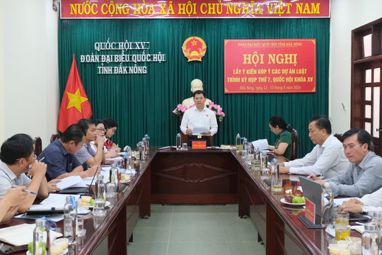 Đắk Nông góp ý về Dự án Luật Địa chất và Khoáng sản