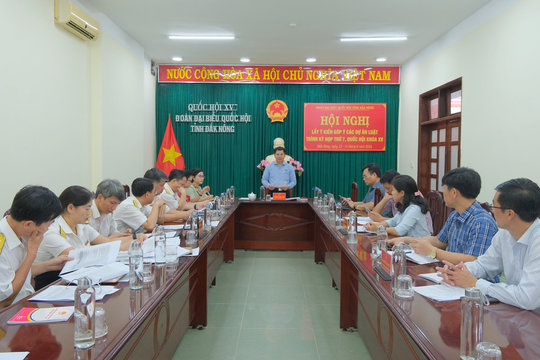 Đắk Nông lấy ý kiến góp ý Dự án Luật Thuế giá trị gia tăng (sửa đổi)