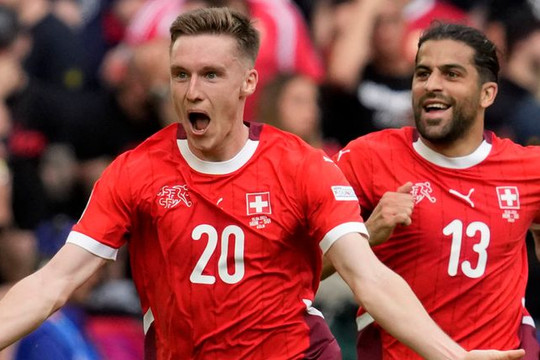 Lịch thi đấu Euro 2024 hôm nay ngày 20/6: Scotland vs Thụy Sỹ, Slovenia vs Serbia, Đan Mạch vs Anh.