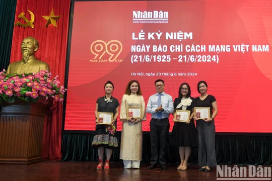 Báo Nhân Dân kỷ niệm 99 năm Ngày Báo chí cách mạng và trao Giải Báo chí Nhân Dân năm 2023