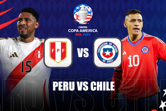 Lịch sử đối đầu Peru vs Chile: Chile ưu thế tuyệt đối.