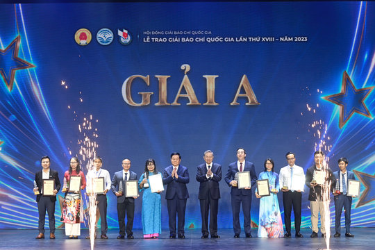 Trao Giải Báo chí Quốc gia lần thứ XVIII năm 2023