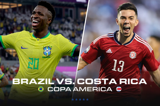 Phong độ Brazil - Costa Rica 5 trận gần nhất: Cửa dưới đá tốt hơn