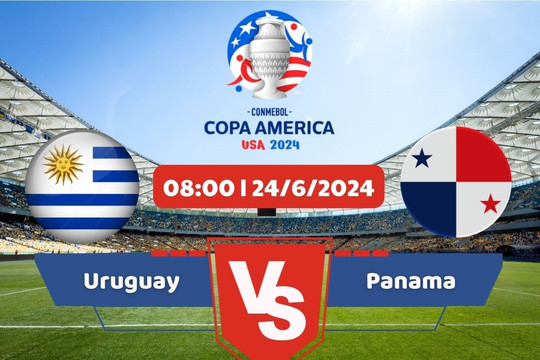 Link xem trực tiếp Copa America 2024 hôm nay 24/6: Uruguay - Panama