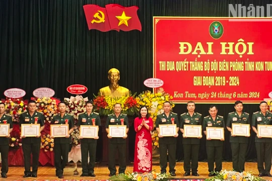 Đại hội thi đua quyết thắng Bộ đội Biên phòng tỉnh Kon Tum