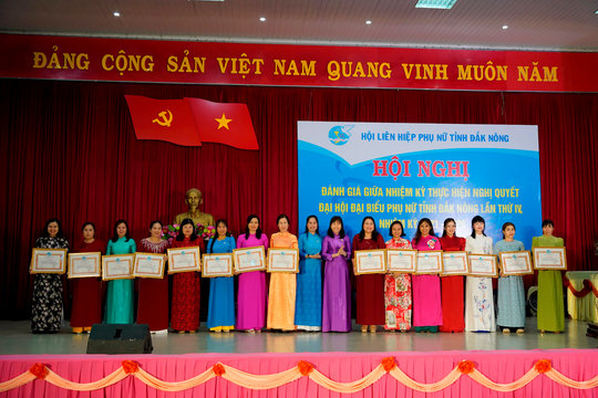 Đắk Nông thực hiện đạt và vượt 9/10 chỉ tiêu nghị quyết đại hội phụ nữ tỉnh lần thứ IV