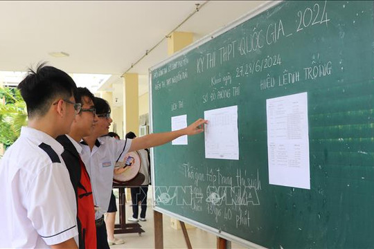 Hơn 1 triệu thí sinh bước vào kỳ thi tốt nghiệp THPT 2024