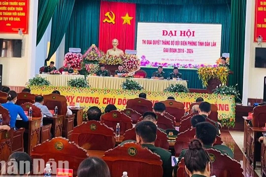 Đại hội thi đua quyết thắng Bộ đội Biên phòng tỉnh Đắk Lắk