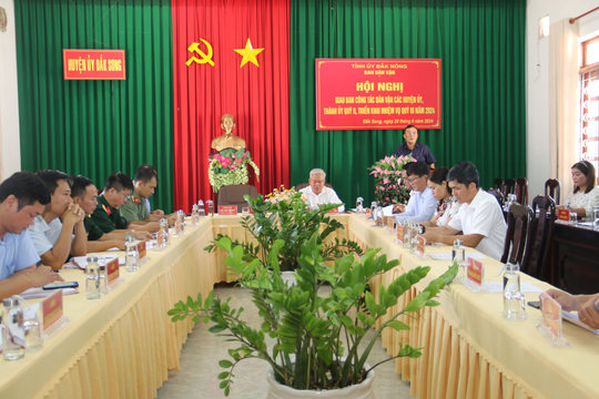 Nâng cao chất lượng, hiệu quả công tác dân vận ở cơ sở