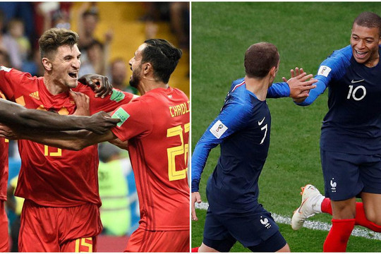 Phong độ trước trận đấu Pháp vs Bỉ: Thất thường như nhau