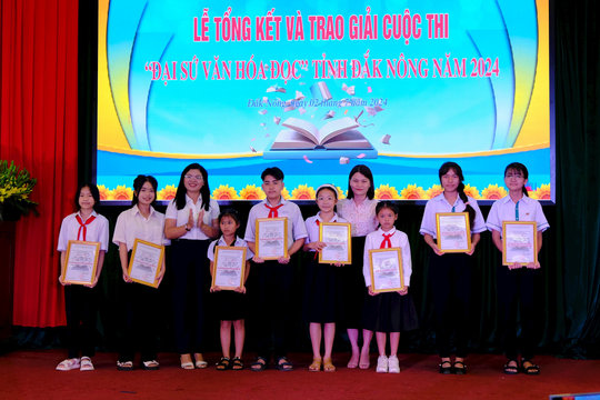 1 .011 bài tham dự cuộc thi “Đại sứ văn hóa đọc” tỉnh Đắk Nông năm 2024