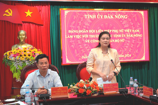 Hơn 15% cán bộ nữ tham gia cấp ủy các cấp tại Đắk Nông