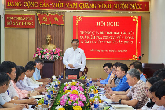Sở Xây dựng Đắk Nông giải quyết thủ tục hành chính trễ hạn chiếm 11,6%
