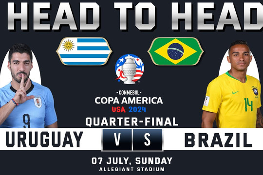 Lịch sử đối đầu Brazil vs Uruguay: Vũ công Samba áp đảo vòng đấu loại trực tiếp