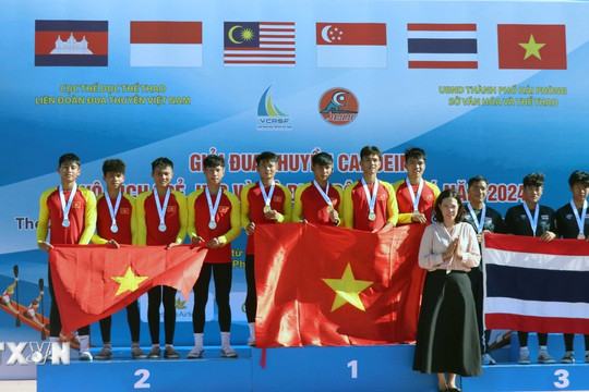 Việt Nam về Nhất toàn đoàn tại Giải Đua thuyền Rowing, Canoeing Đông Nam Á