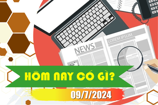 Hôm nay có gì? Ngày 9/7/2024