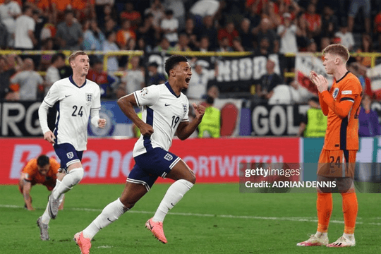 Thắng Hà Lan ở phút 90, Anh vào chung kết Euro 2024