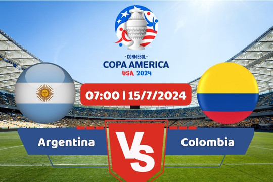 Link xem trực tiếp trận chung kết Copa America 2024: Argentina vs Colombia