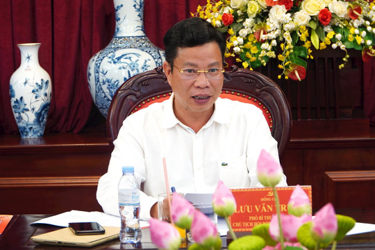 Đồng chí Lưu Văn Trung chủ trì họp Tiểu Ban Tuyên truyền Đại hội Đảng bộ tỉnh Đắk Nông