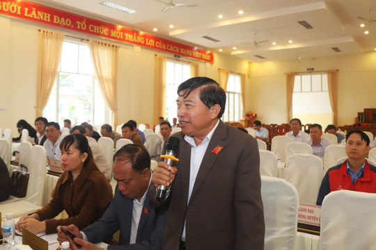 Đại biểu HĐND huyện Bảo Lâm chất vấn nhiều vấn đề cử tri quan tâm