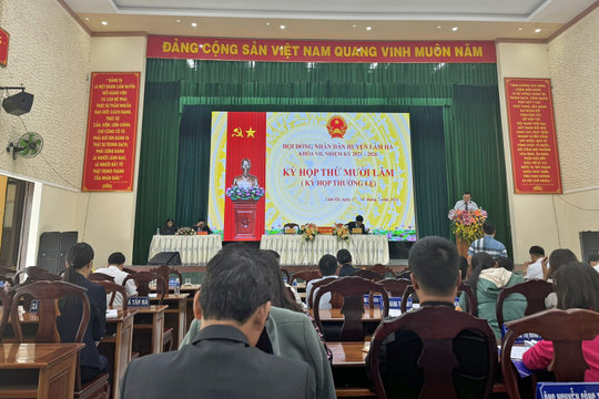 HĐND huyện Lâm Hà khóa VII bế mạc Kỳ họp thường lệ giữa năm 2024