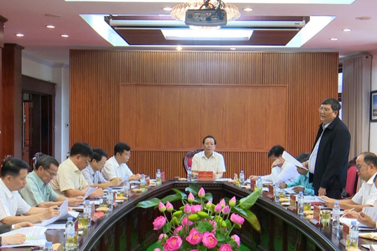 Bí thư Tỉnh ủy Ngô Thanh Danh chủ trì Hội nghị Ban Thường vụ Tỉnh ủy Đắk Nông