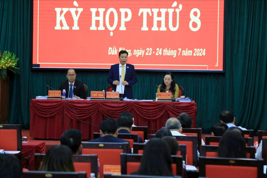 Kỳ họp thứ 8, HĐND tỉnh Đắk Nông thảo luận nhiều nội dung quan trọng