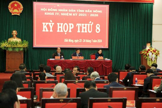 Khai mạc Kỳ họp thứ 8, HĐND tỉnh Đắk Nông khóa IV