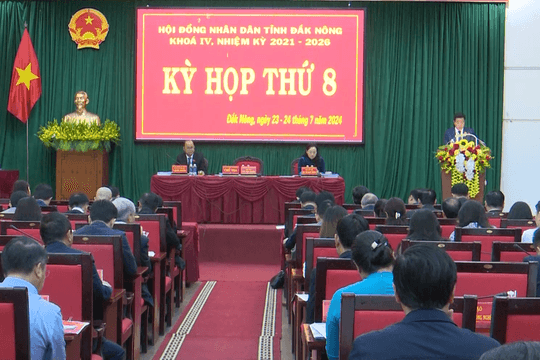 Khai mạc Kỳ họp thứ 8, HĐND tỉnh Đắk Nông khóa IV