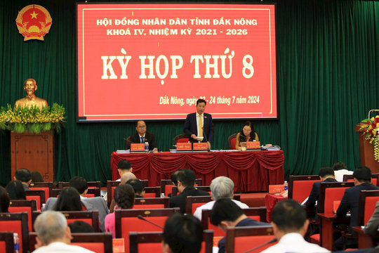 Đại biểu HĐND tỉnh Đắk Nông thảo luận về nhiều vấn đề cử tri quan tâm