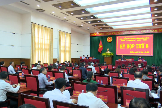 Bế mạc Kỳ họp thứ 8, HĐND tỉnh Đắk Nông khóa IV